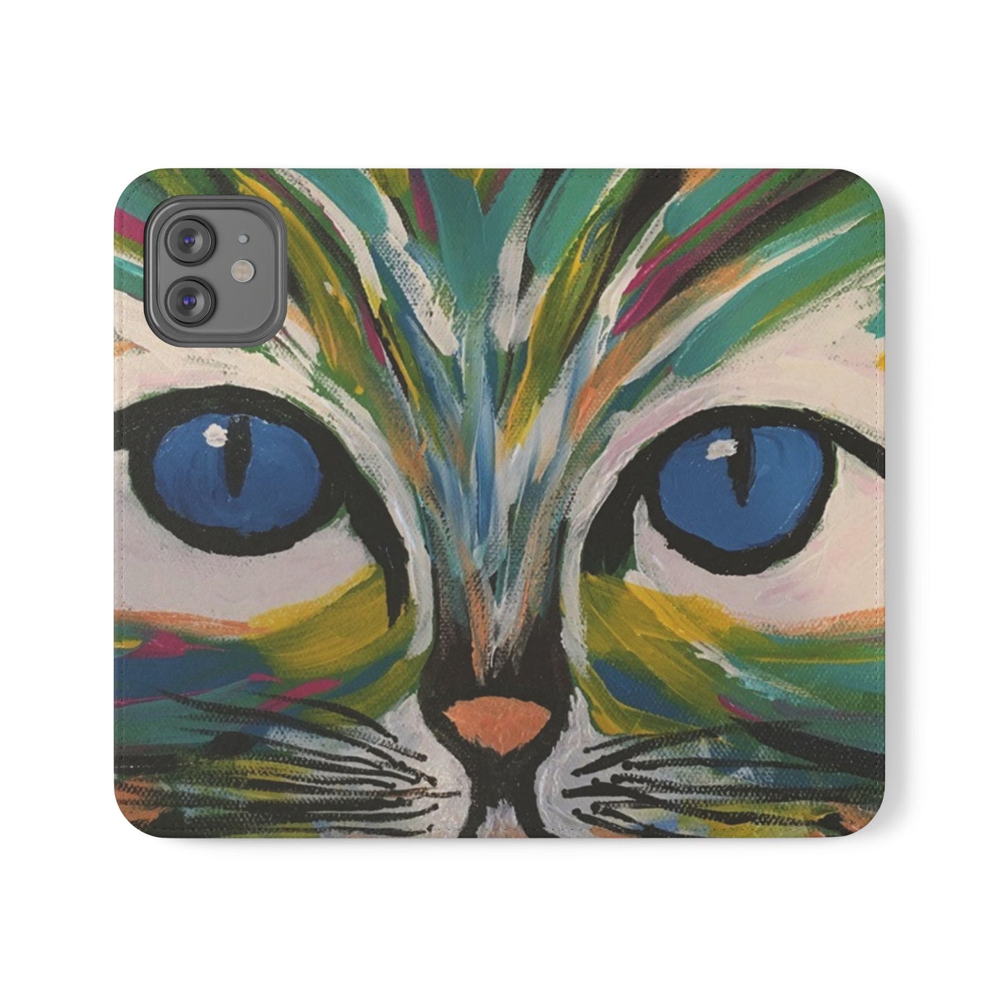 Flip Case-Blue Eyed Cat