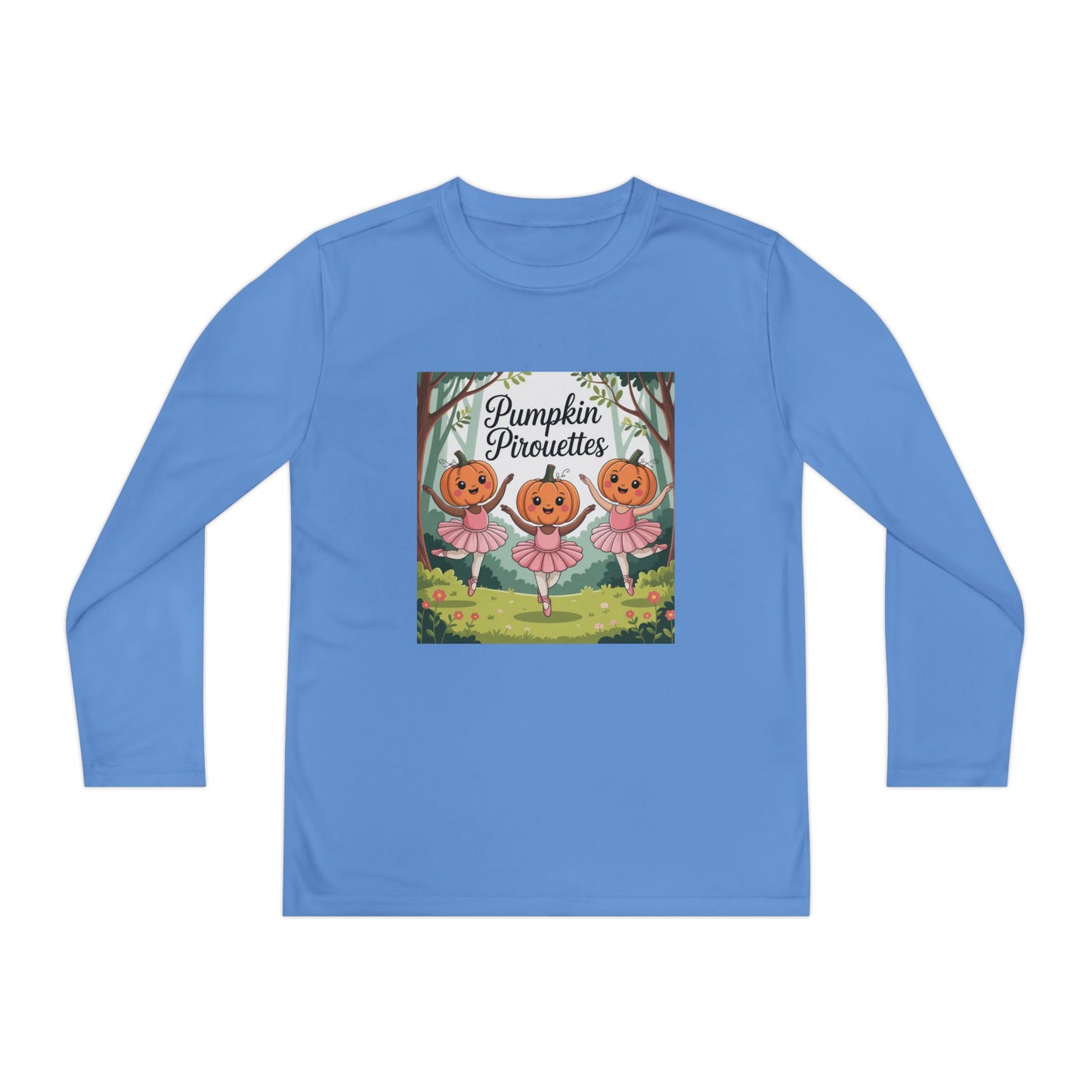 Girl's Long Sleeve Pumpkin Tee