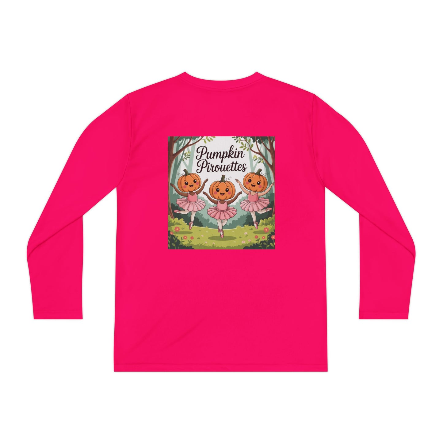 Girl's Long Sleeve Pumpkin Tee