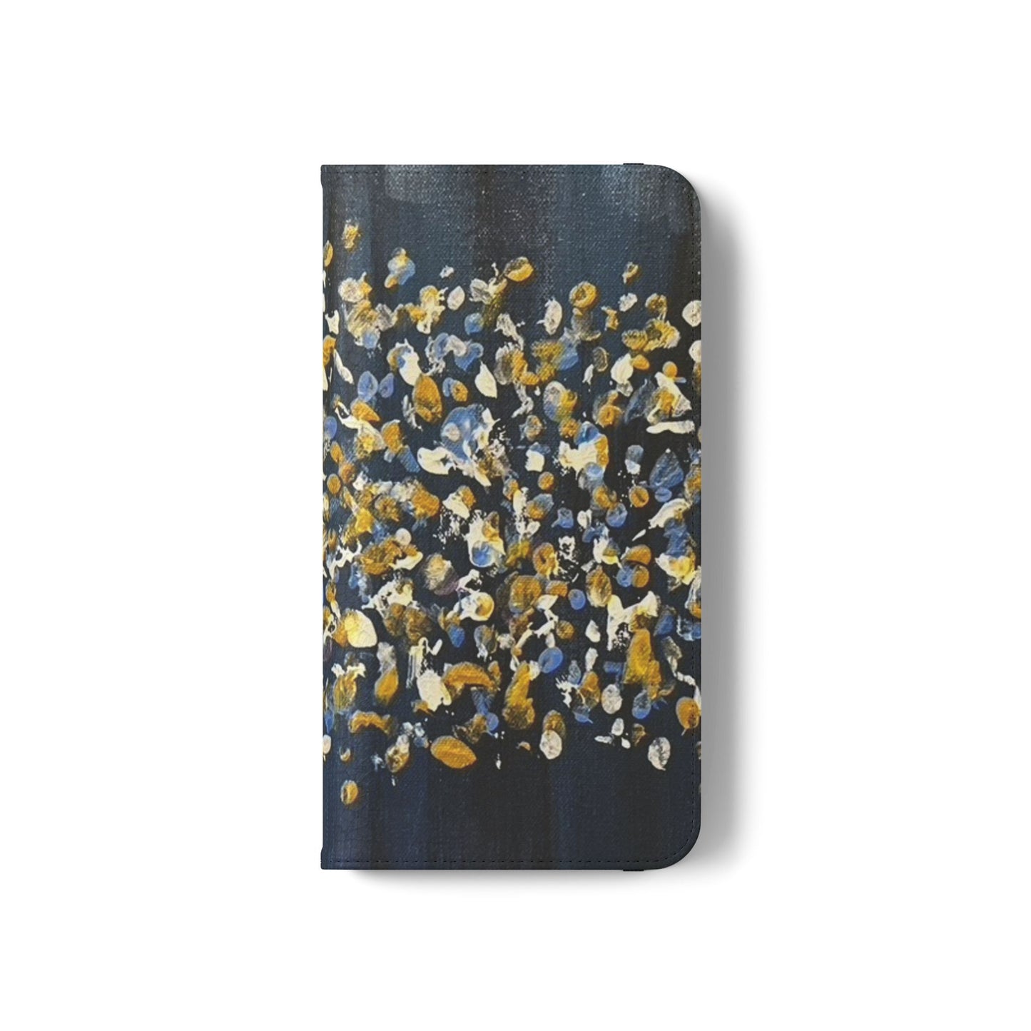 Flip Case-Blue Abstract