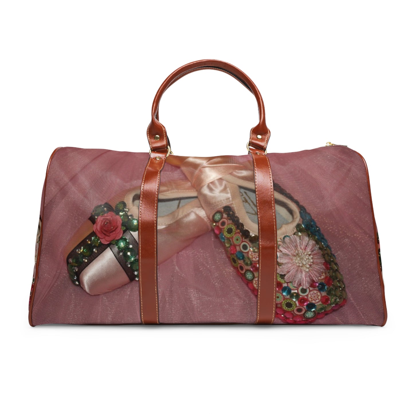 Dance/Travel Bag-Bejeweled Pointe Shoes
