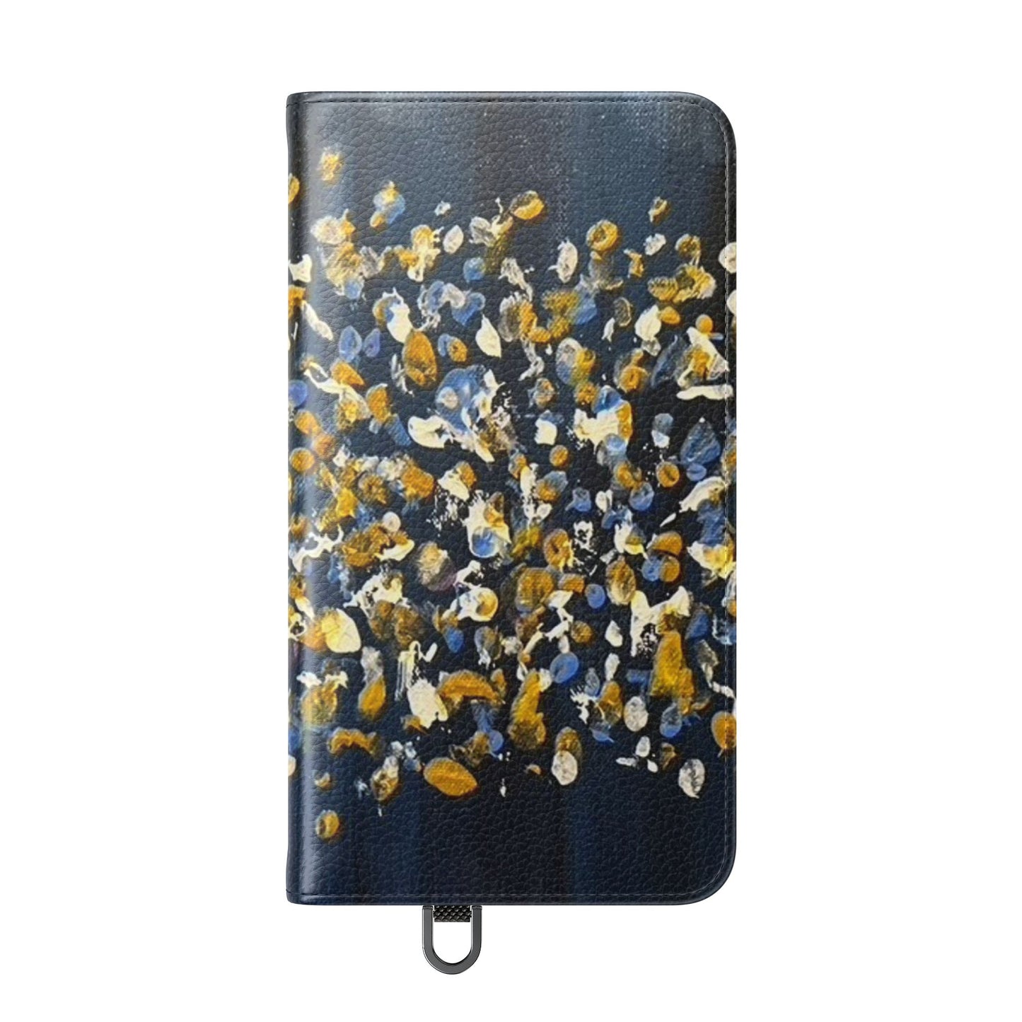 Flip Case-Blue Abstract