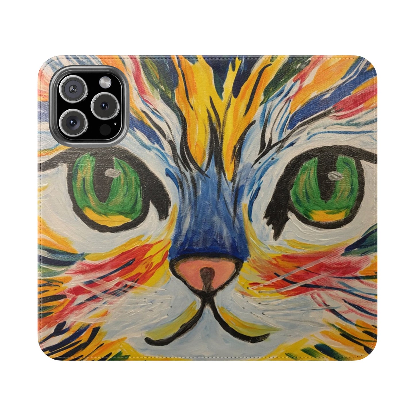 Flip Case-Hazel Eyed Cat