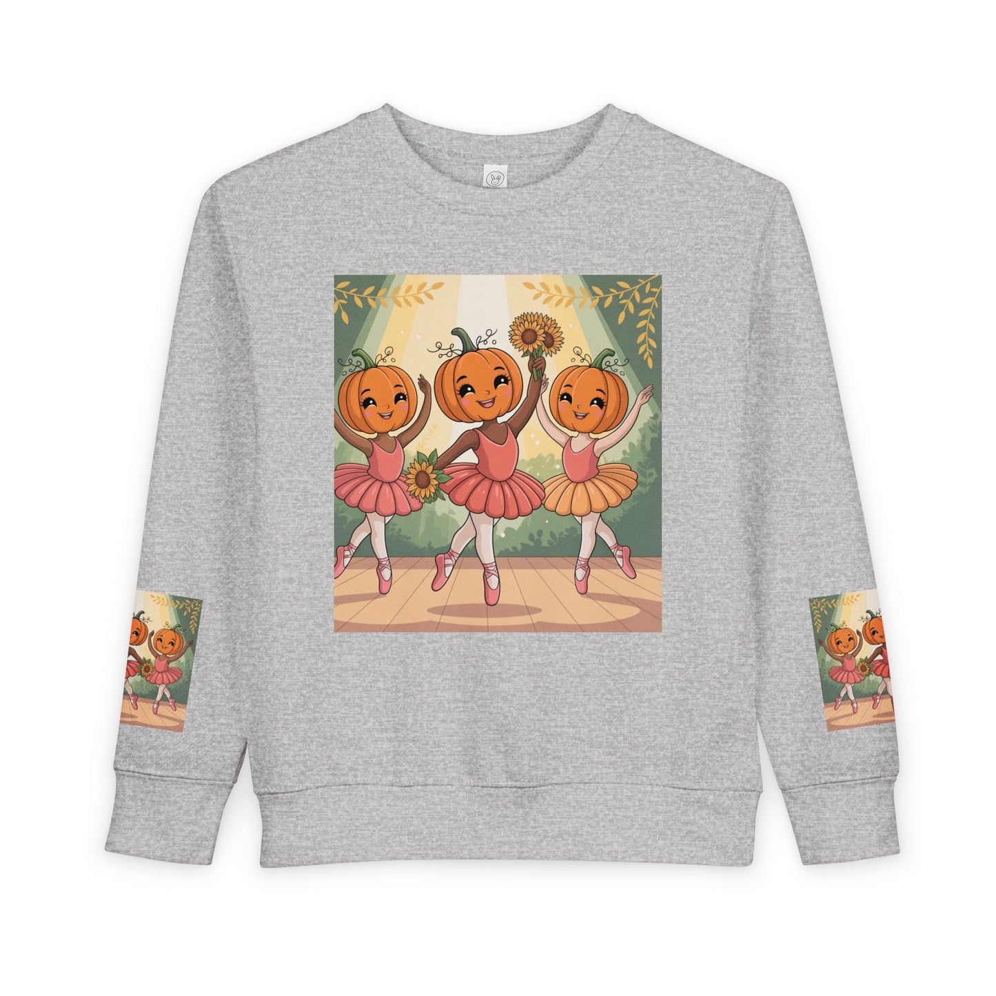 Pumpkin Ballet Toddler Sweatshirt