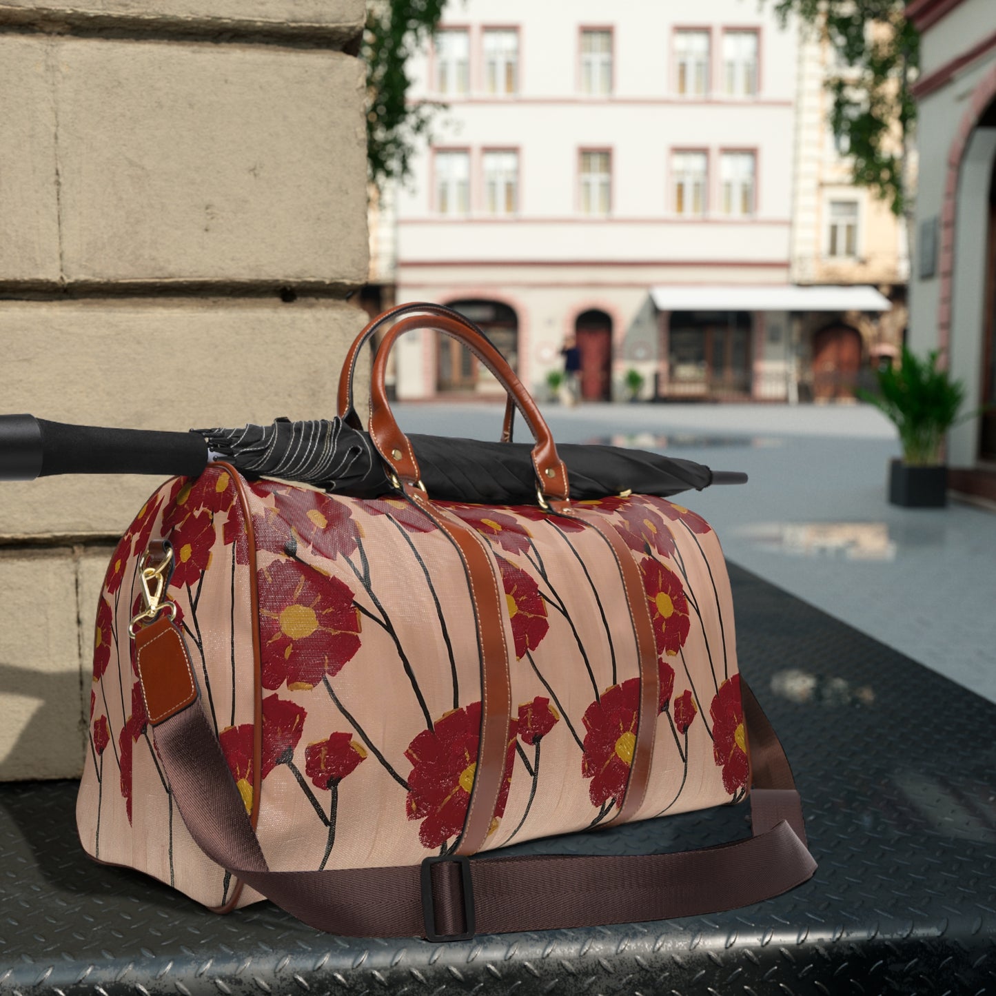 Dance/Travel Bag-Origami Rose