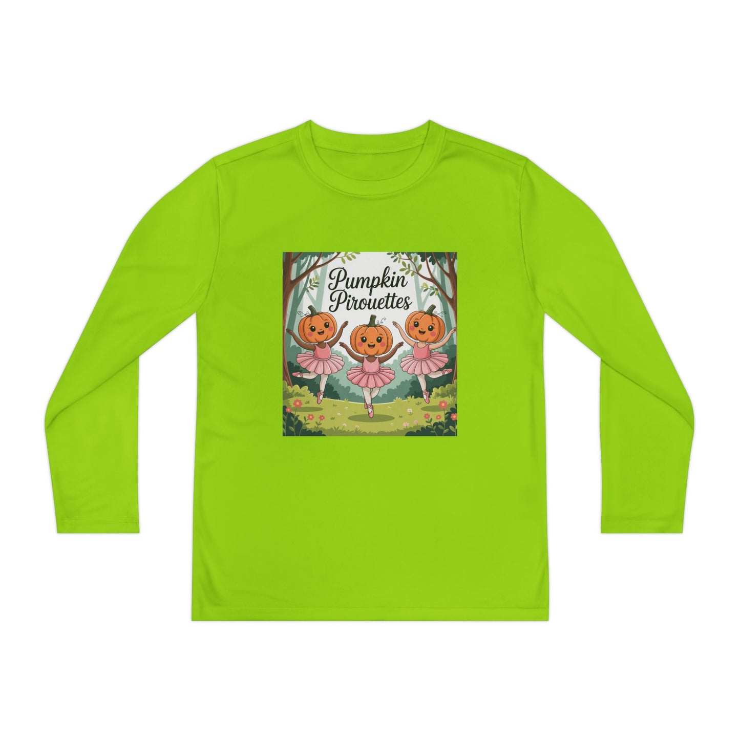 Girl's Long Sleeve Pumpkin Tee