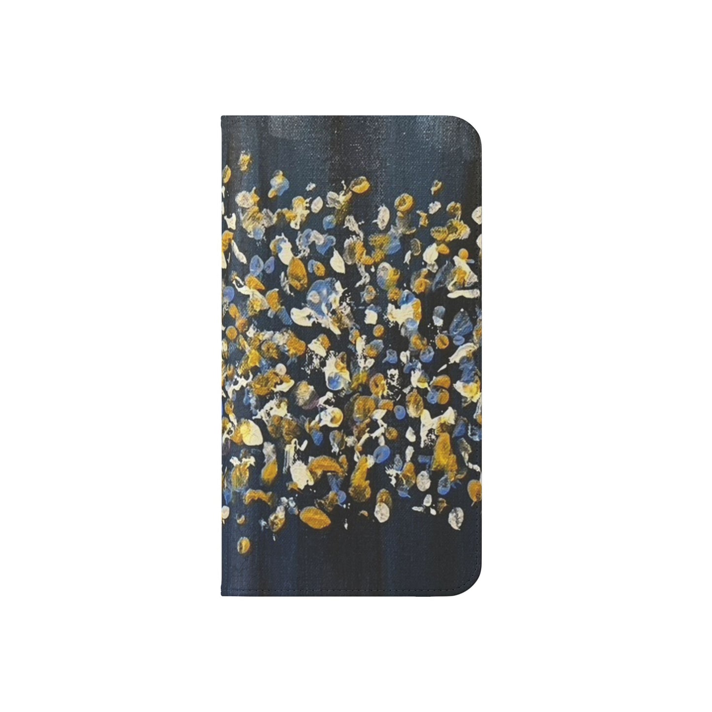 Flip Case-Blue Abstract