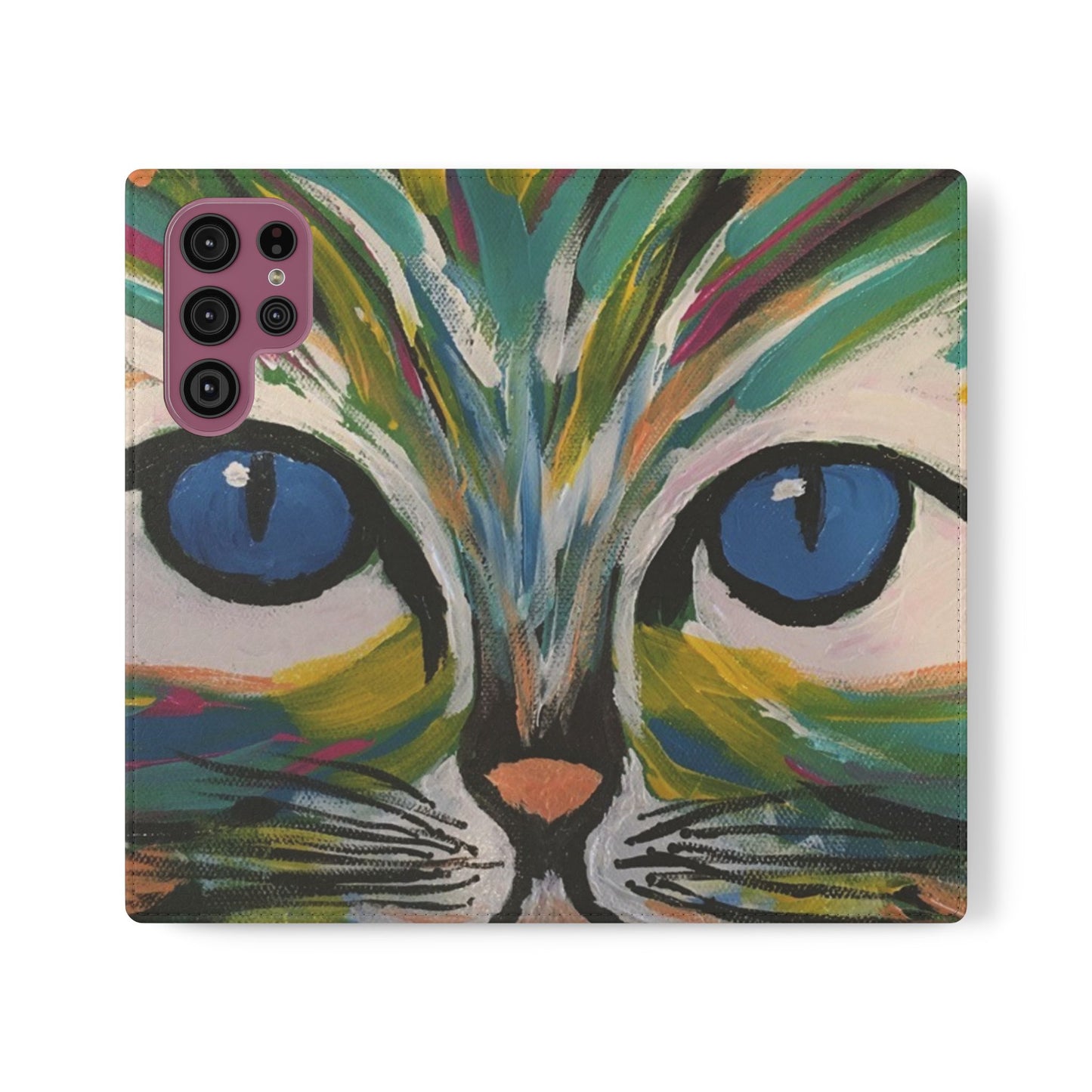 Flip Case-Blue Eyed Cat