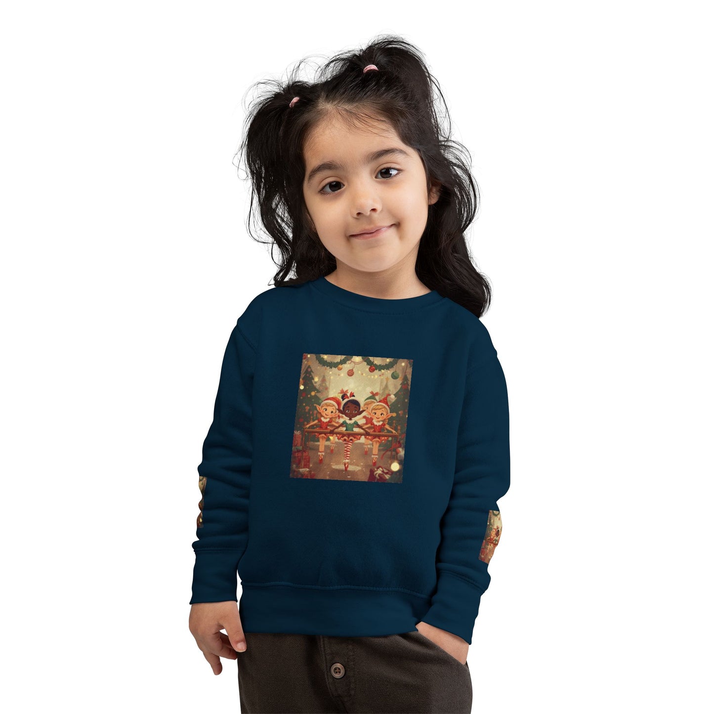 Christmas Elves Toddler Sweatshirt