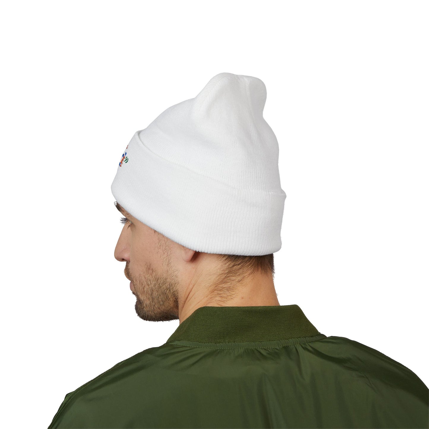 Embroidered "Dear Santa" Beanie