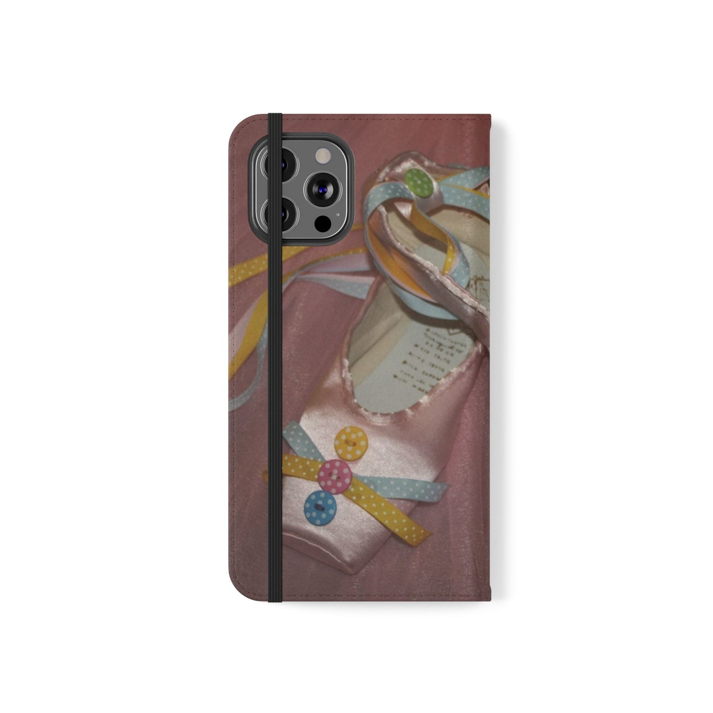Buttons & Bows Design Flip Case