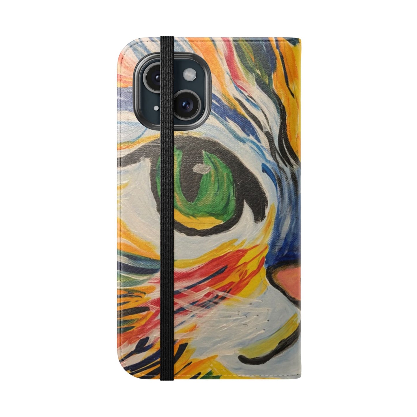 Flip Case-Hazel Eyed Cat