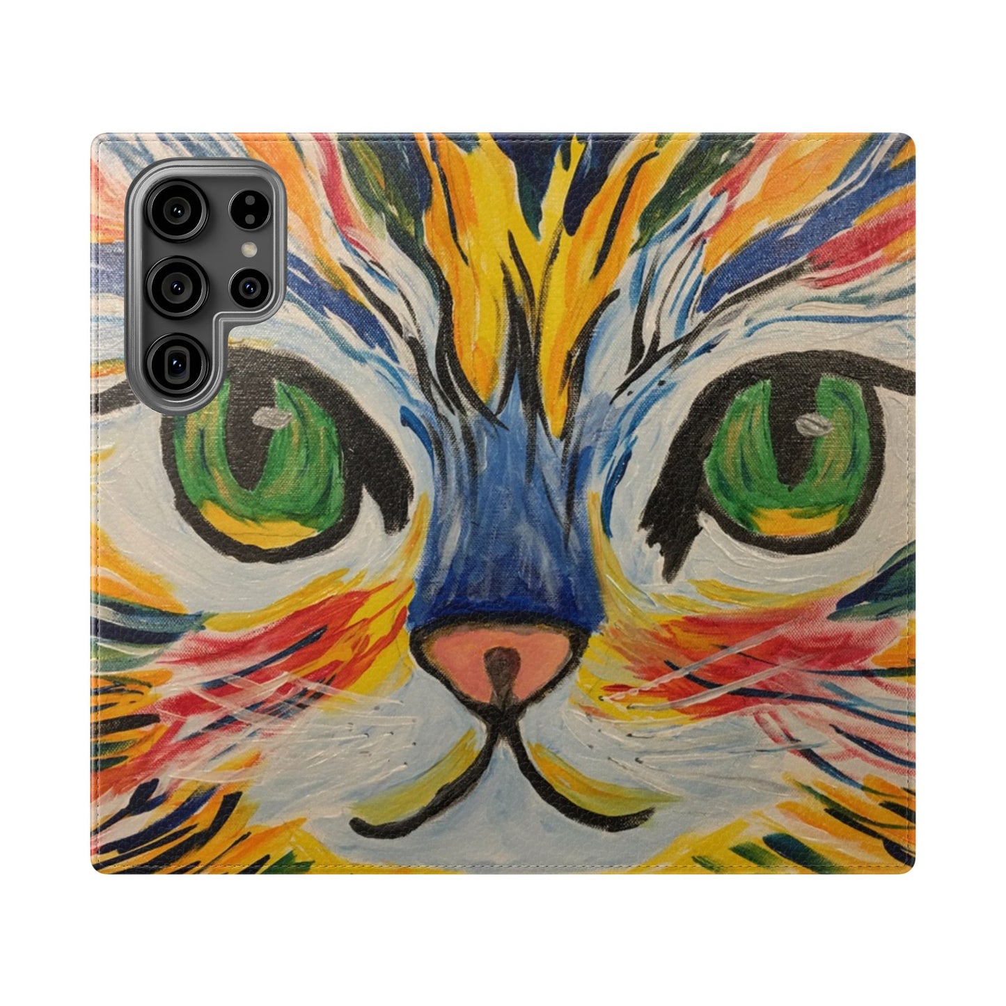 Flip Case-Hazel Eyed Cat