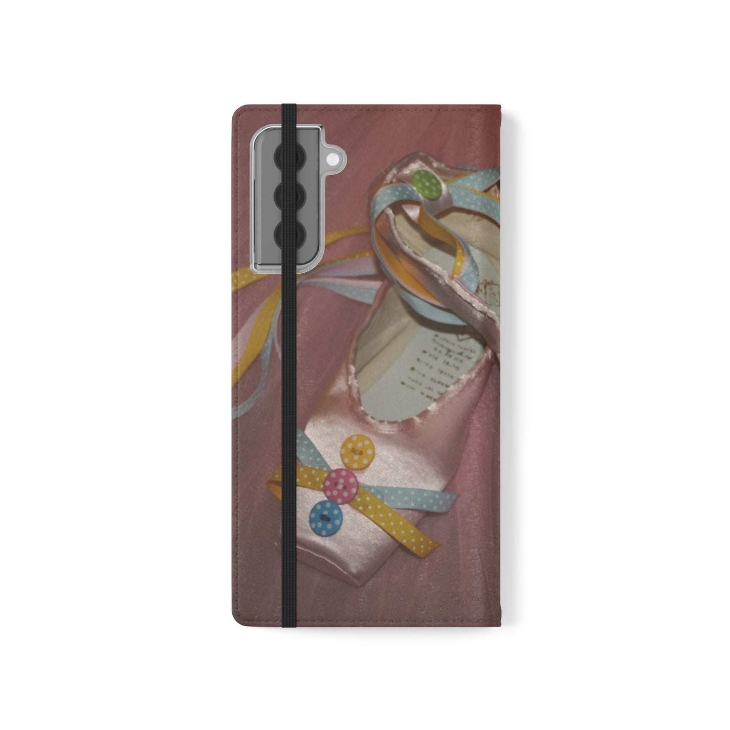 Buttons & Bows Design Flip Case