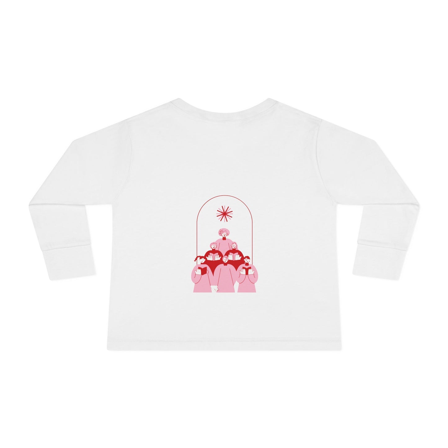 Cute Toddler Long Sleeve Tee ~ Christmas Carols