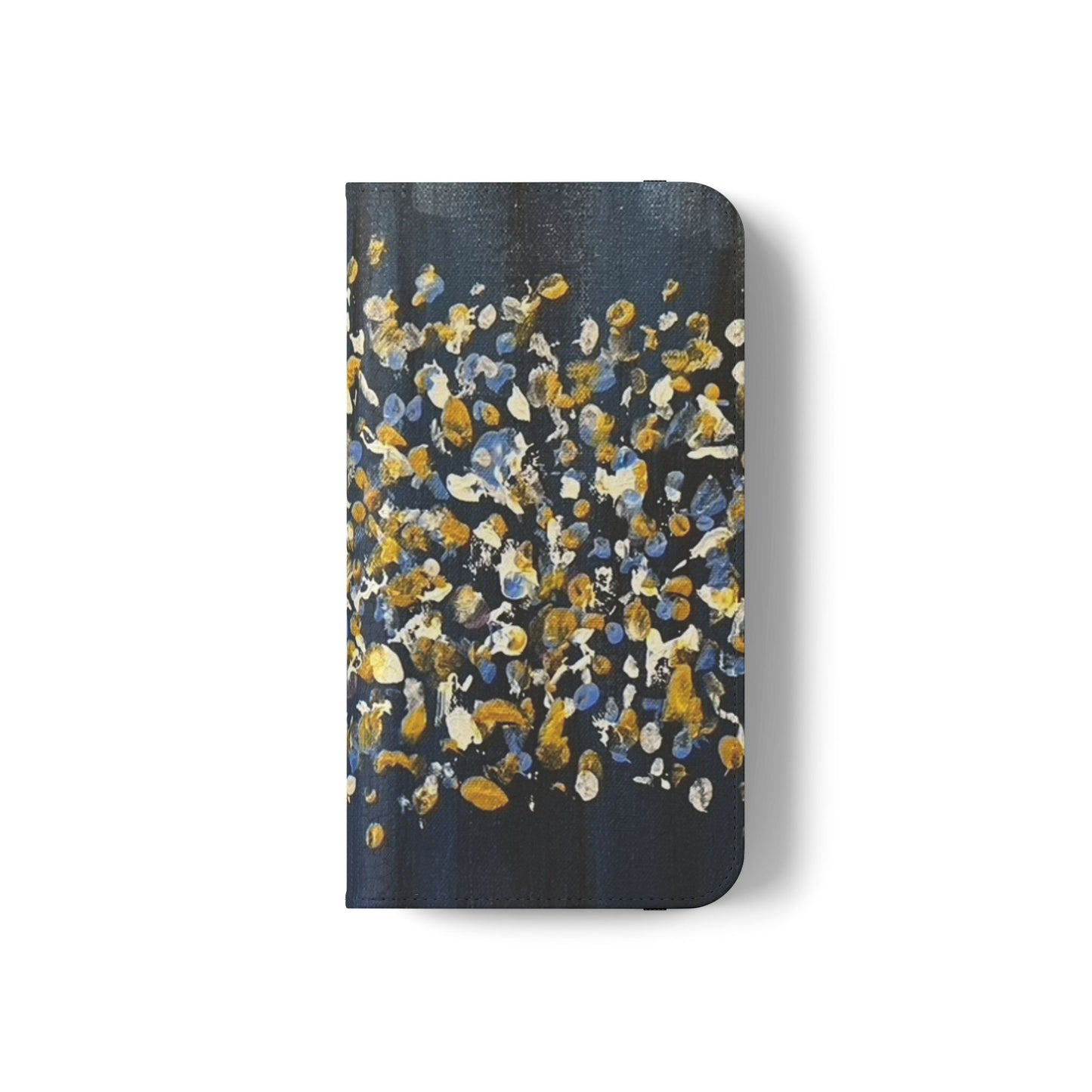 Flip Case-Blue Abstract