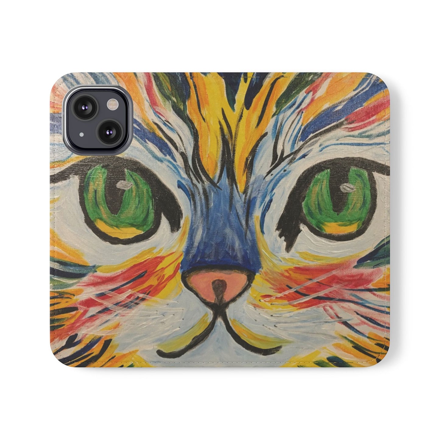 Flip Case-Hazel Eyed Cat