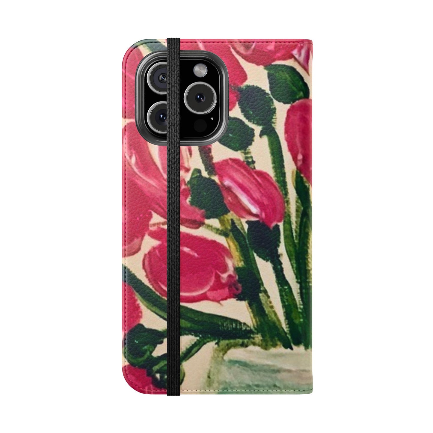 Flip Case-Pink Tulips