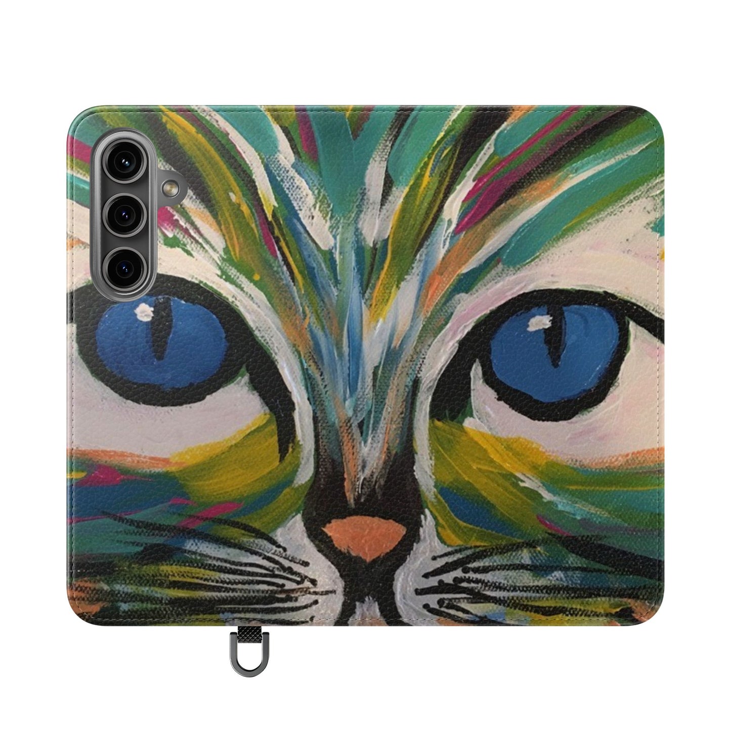 Flip Case-Blue Eyed Cat