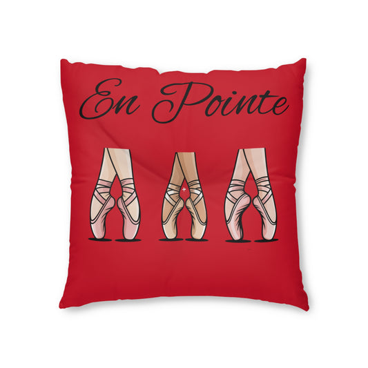 Tufted Floor Pillow~En Pointe
