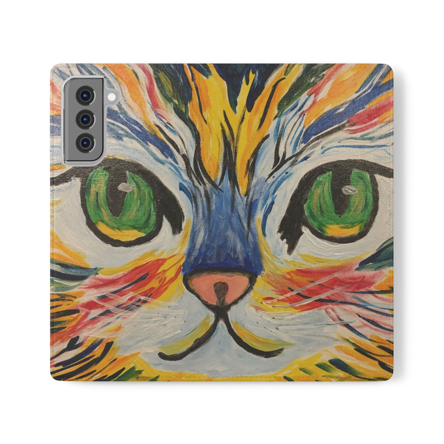 Flip Case-Hazel Eyed Cat