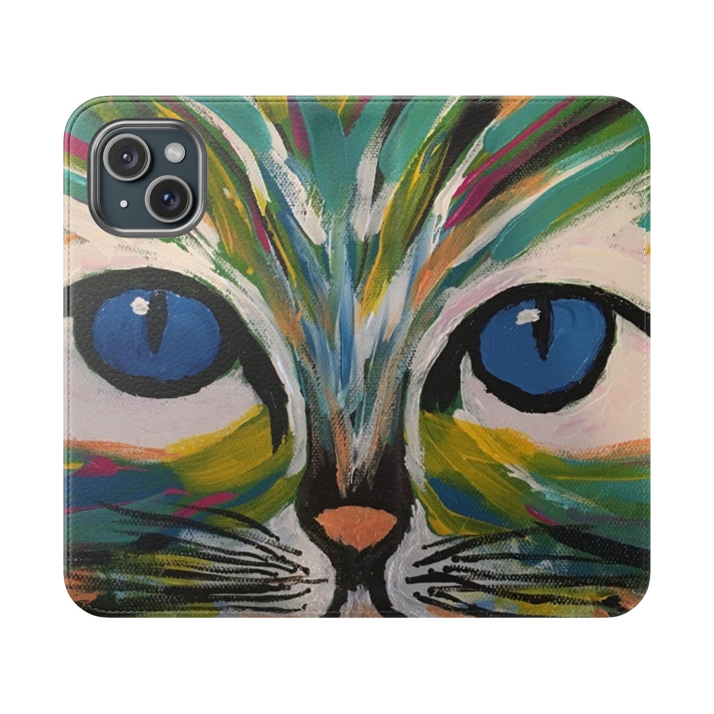 Flip Case-Blue Eyed Cat