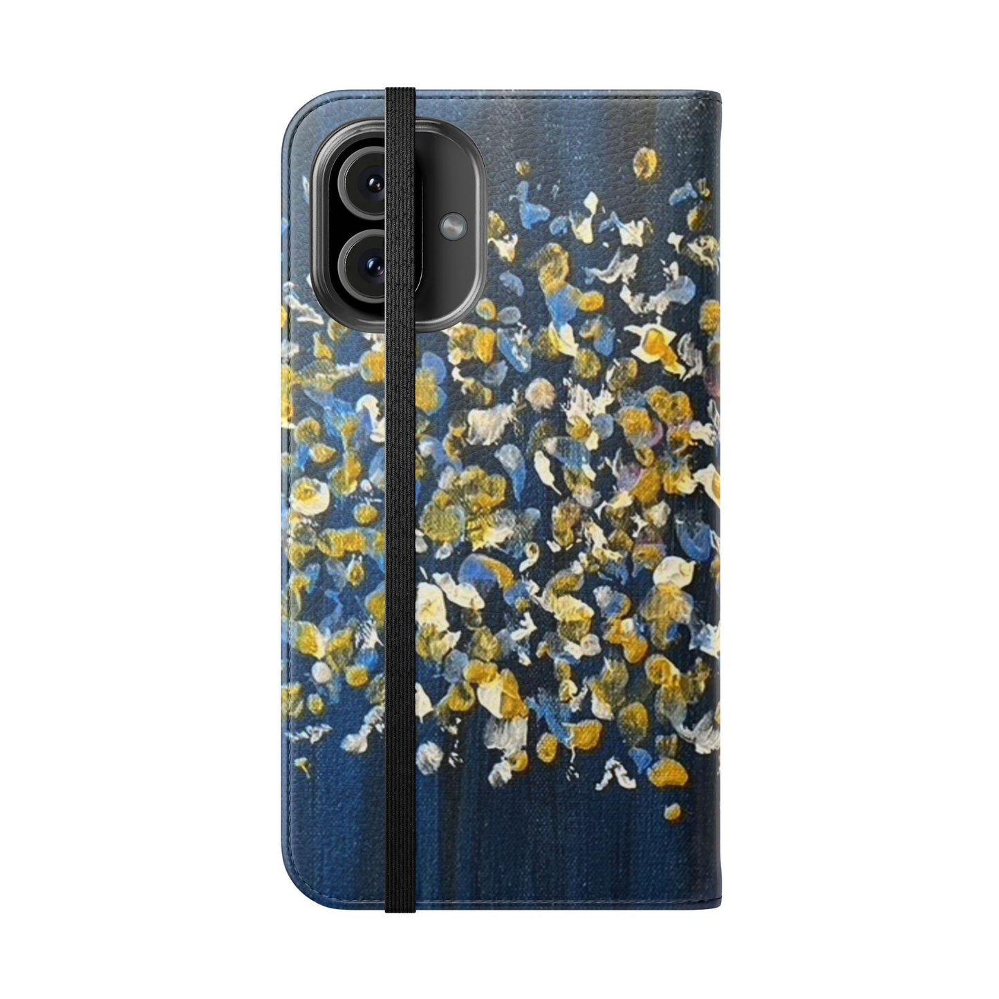 Flip Case-Blue Abstract