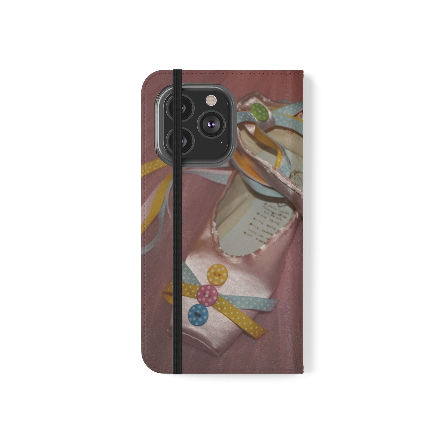 Buttons & Bows Design Flip Case