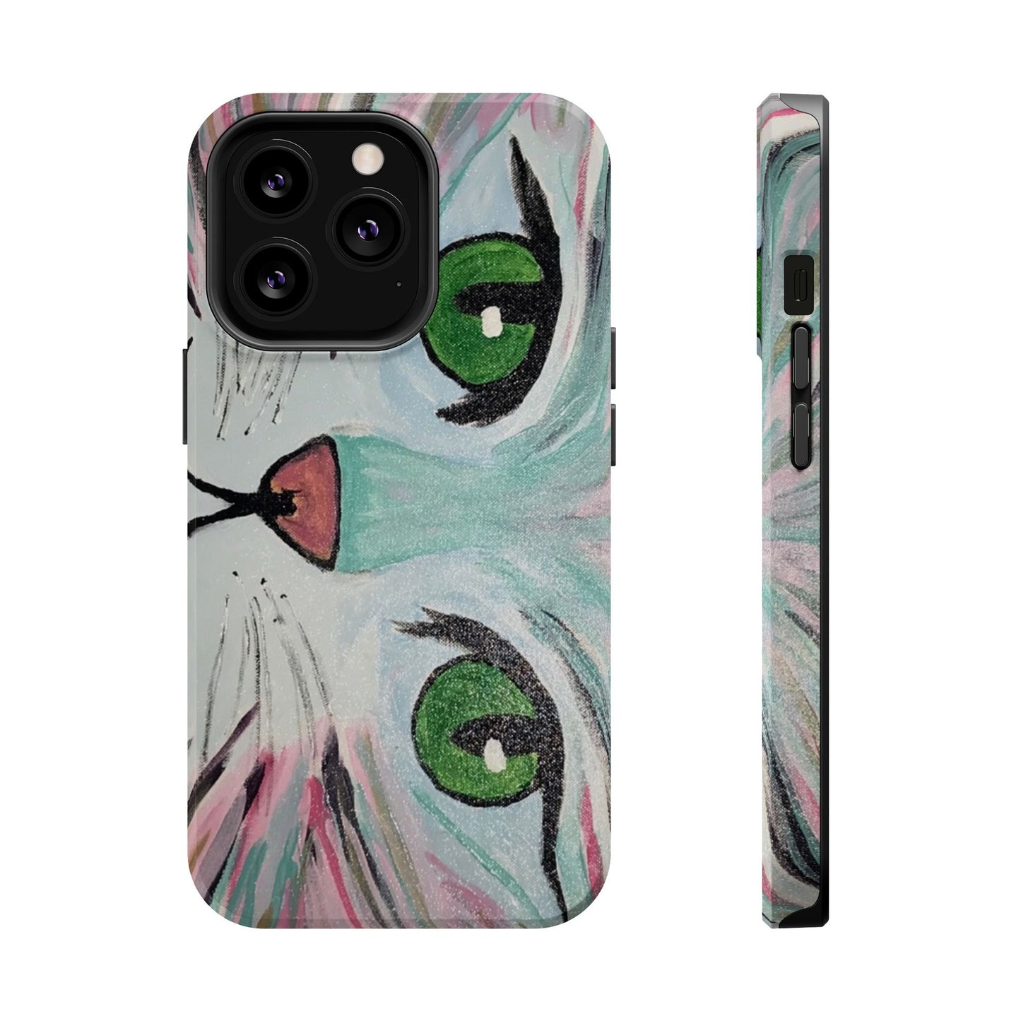 Magnetic Case-Green Eyed Cat
