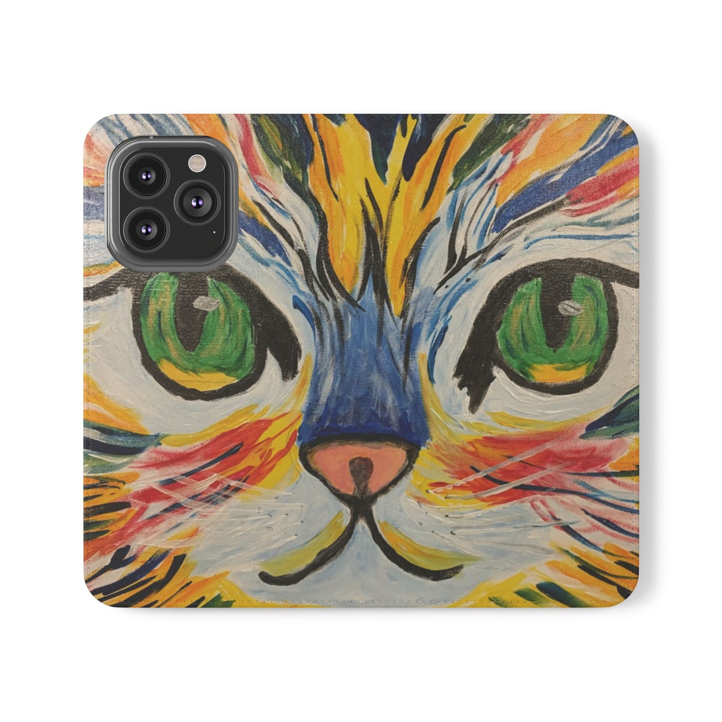 Flip Case-Hazel Eyed Cat