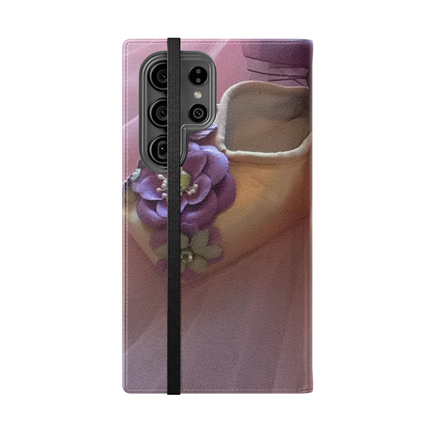 African Violets Design Flip Case