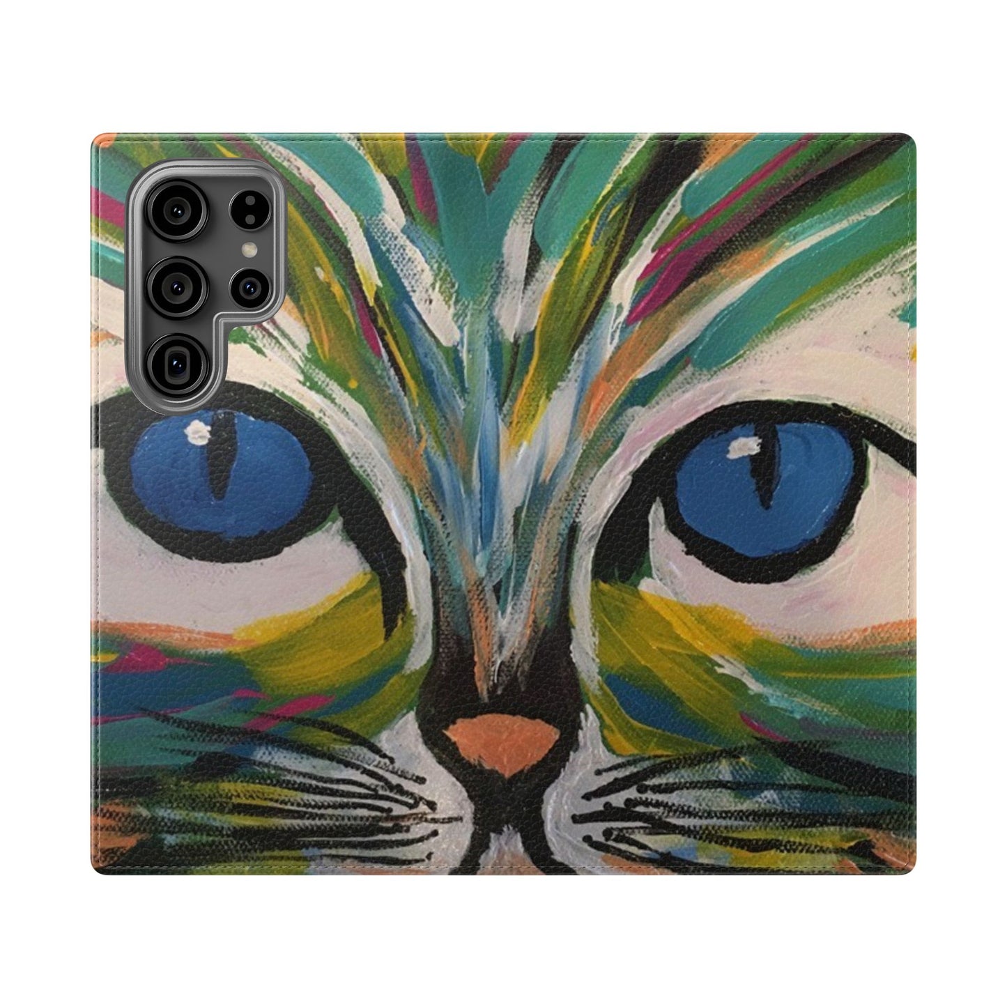 Flip Case-Blue Eyed Cat