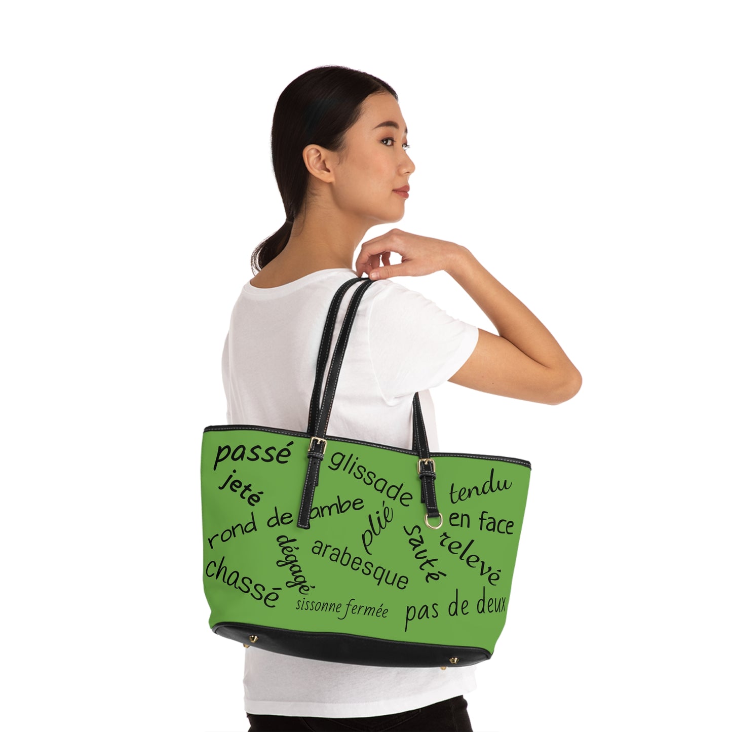 Chic Ballet Shoulder Bag (Green)