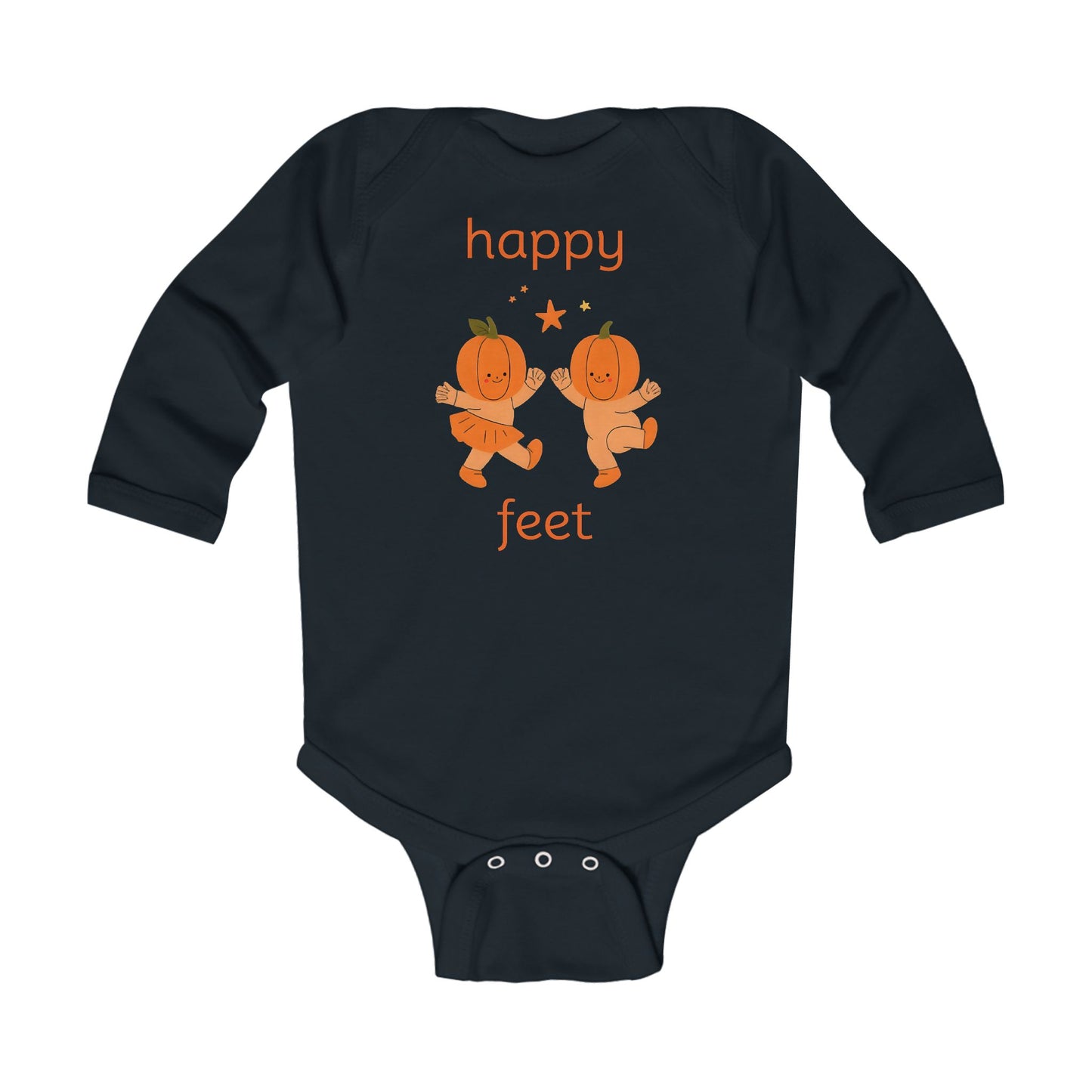 Happy Feet Pumpkin Onesie
