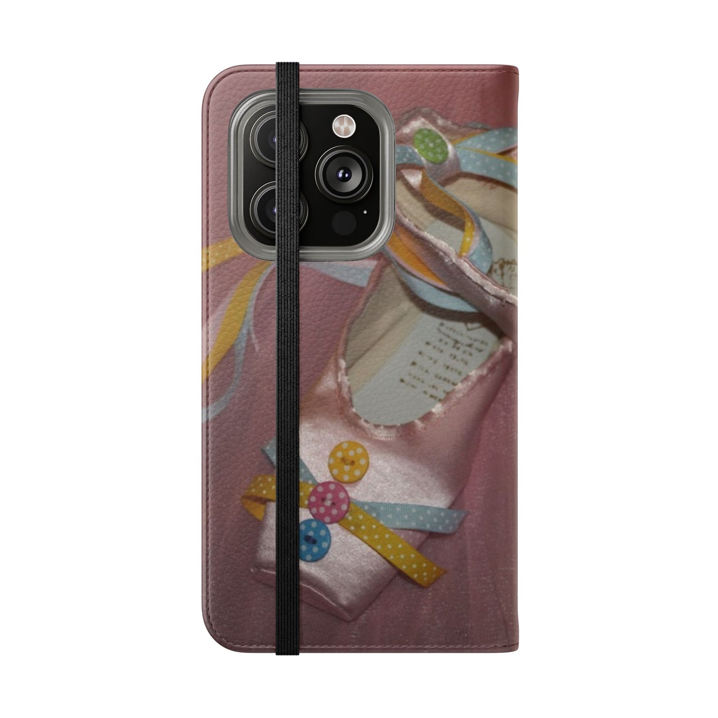Buttons & Bows Design Flip Case