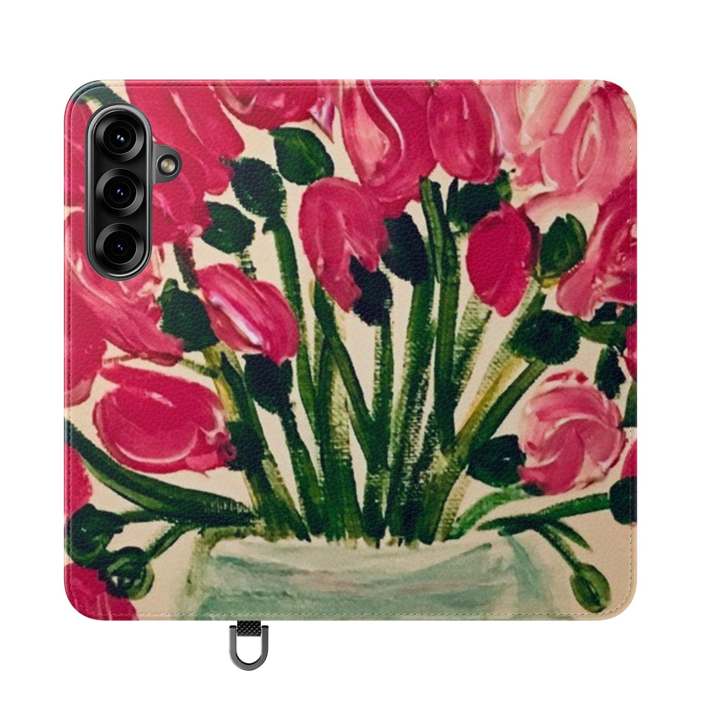 Flip Case-Pink Tulips