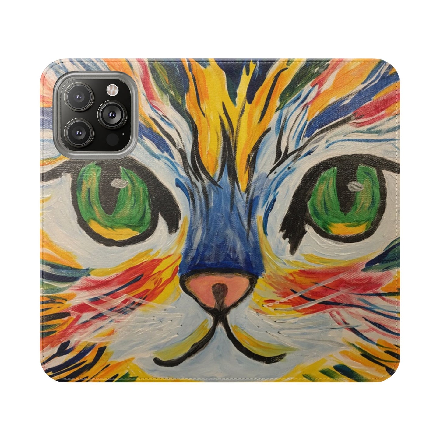 Flip Case-Hazel Eyed Cat