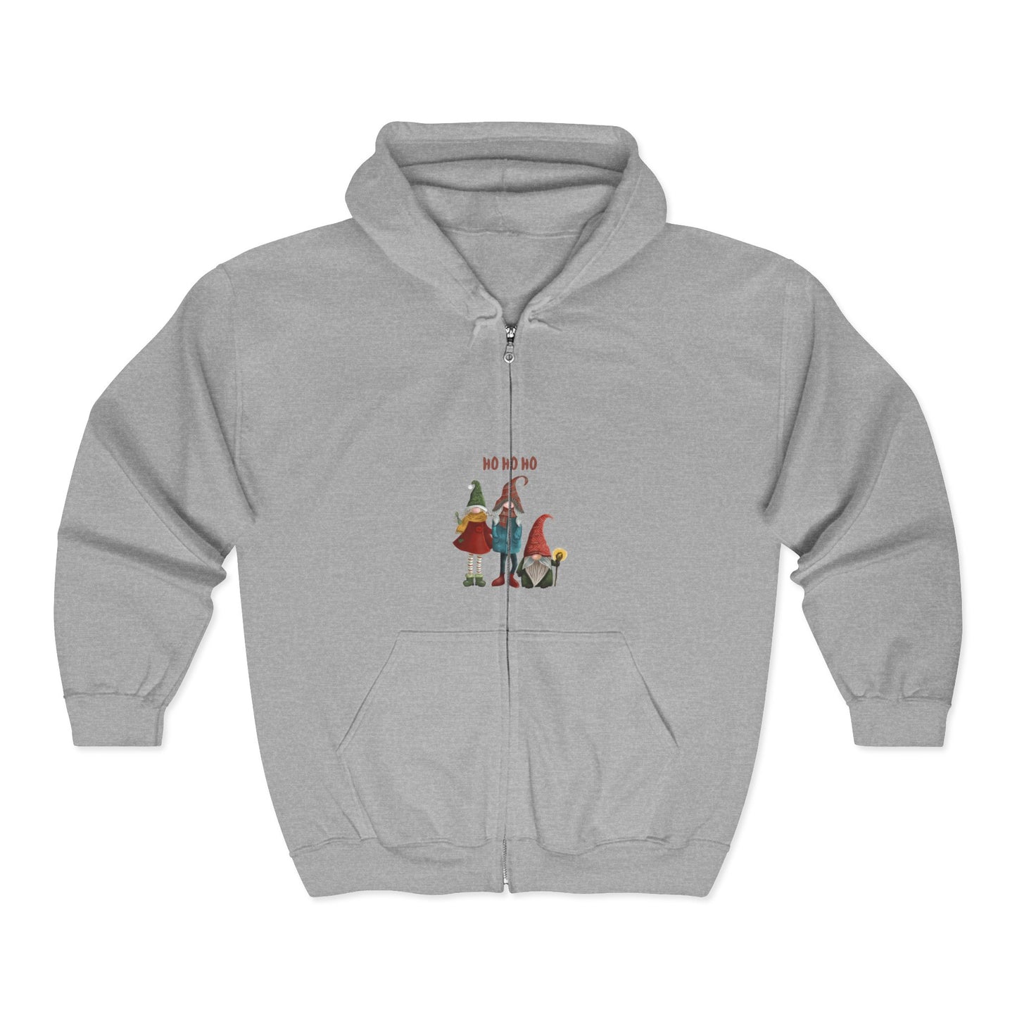 Christmas Gnome Hoodie ~ Ho Ho Ho