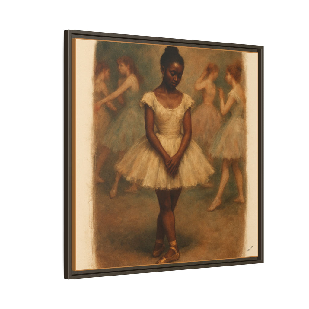 Framed Canvas Print~Ballerina Girl