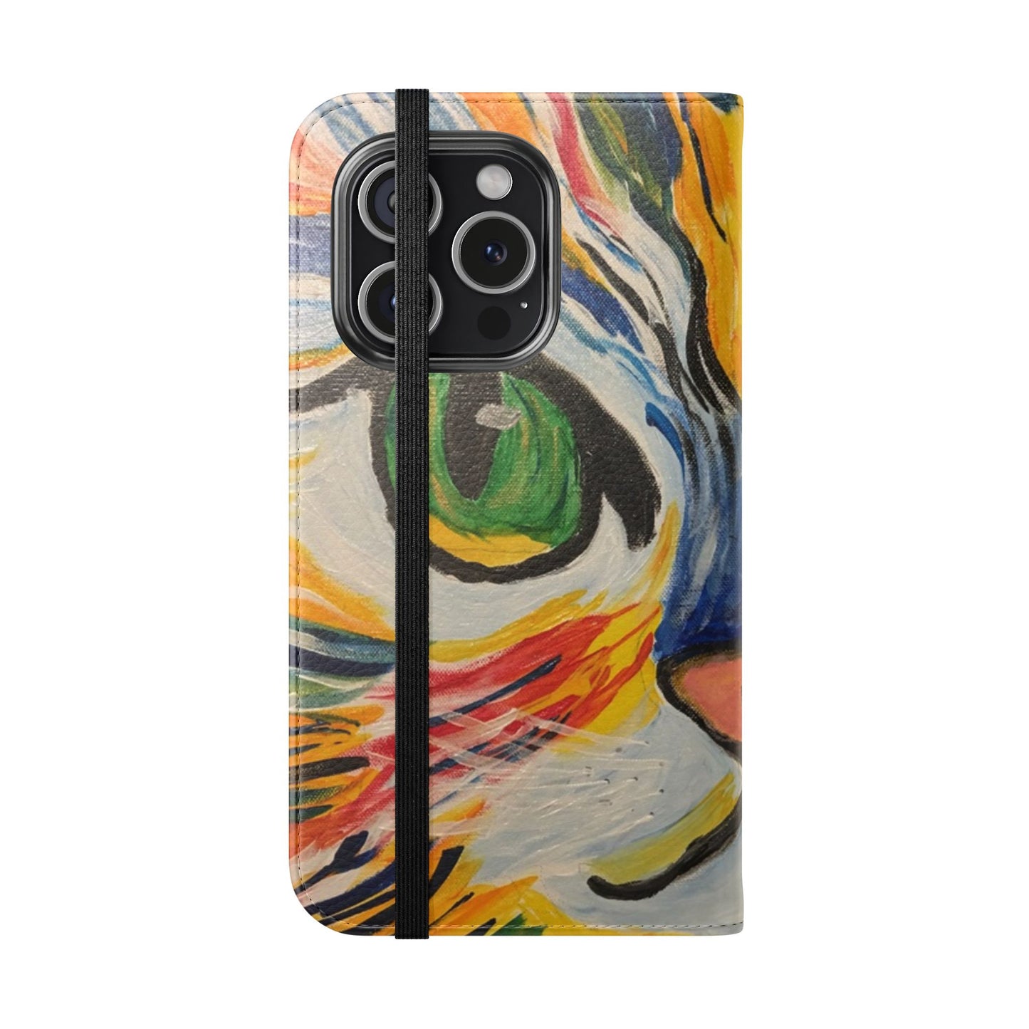 Flip Case-Hazel Eyed Cat