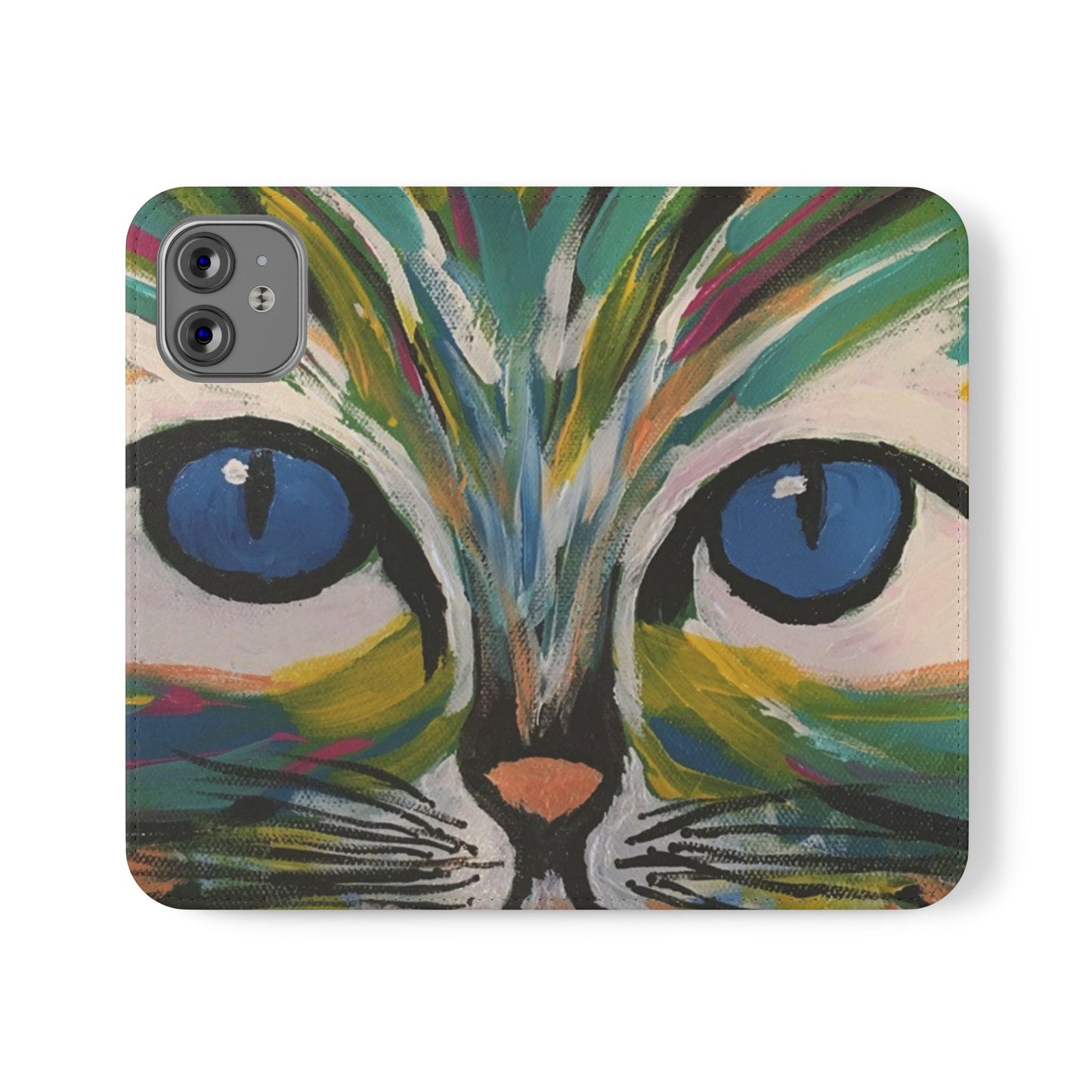 Flip Case-Blue Eyed Cat