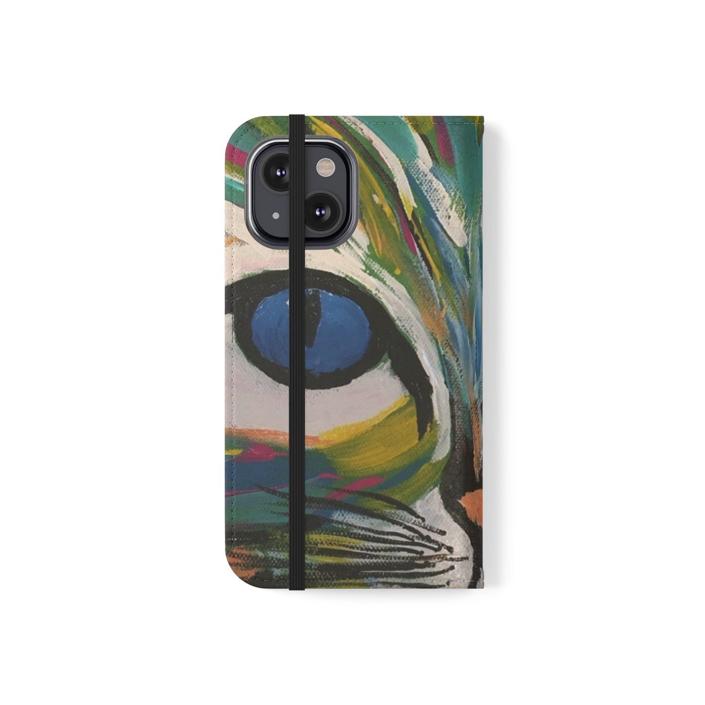 Flip Case-Blue Eyed Cat