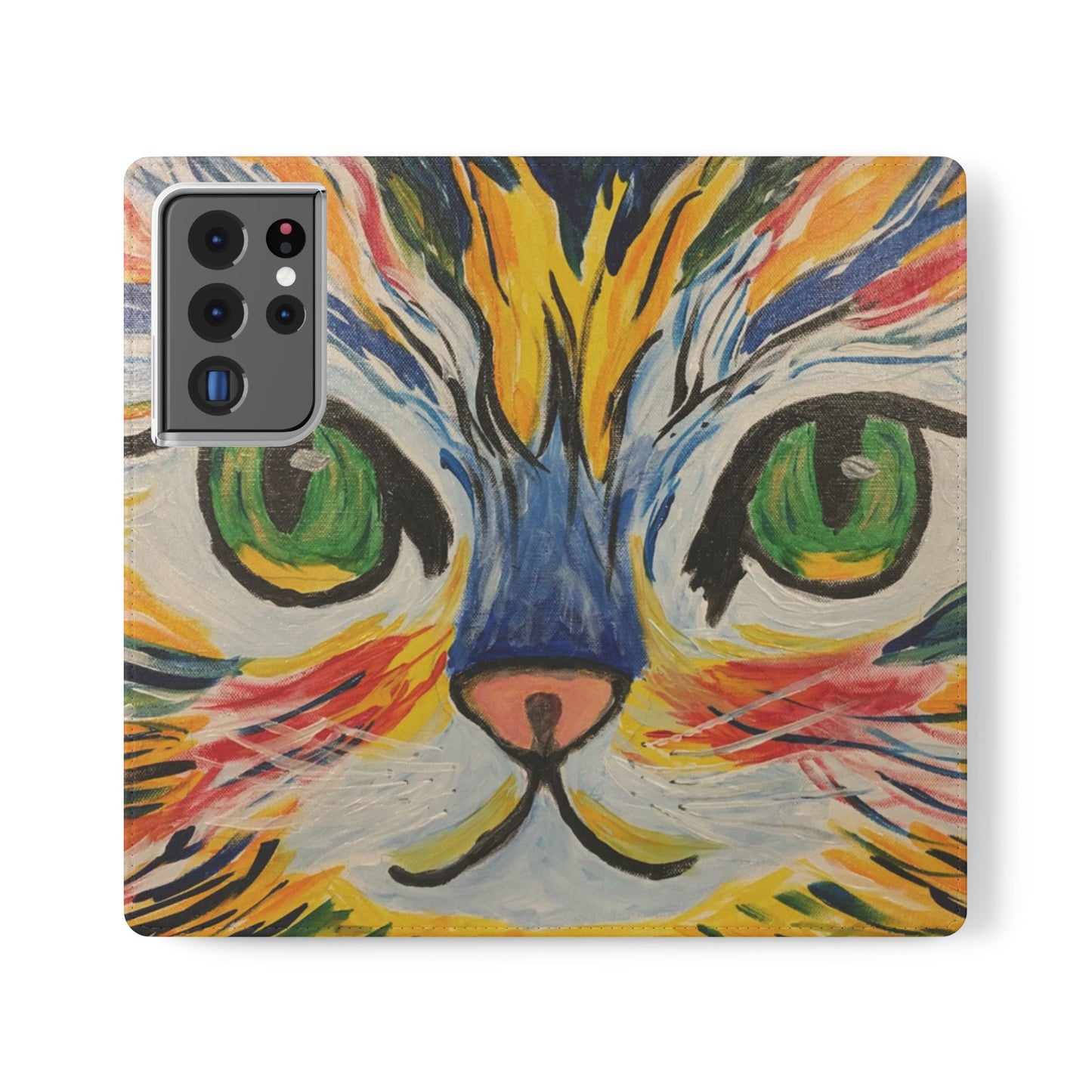Flip Case-Hazel Eyed Cat