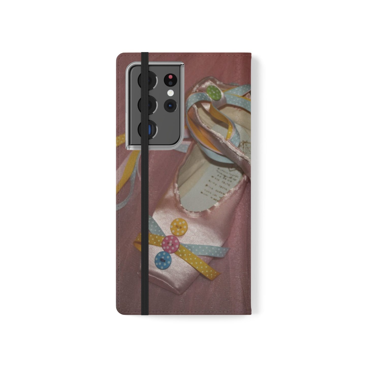 Buttons & Bows Design Flip Case