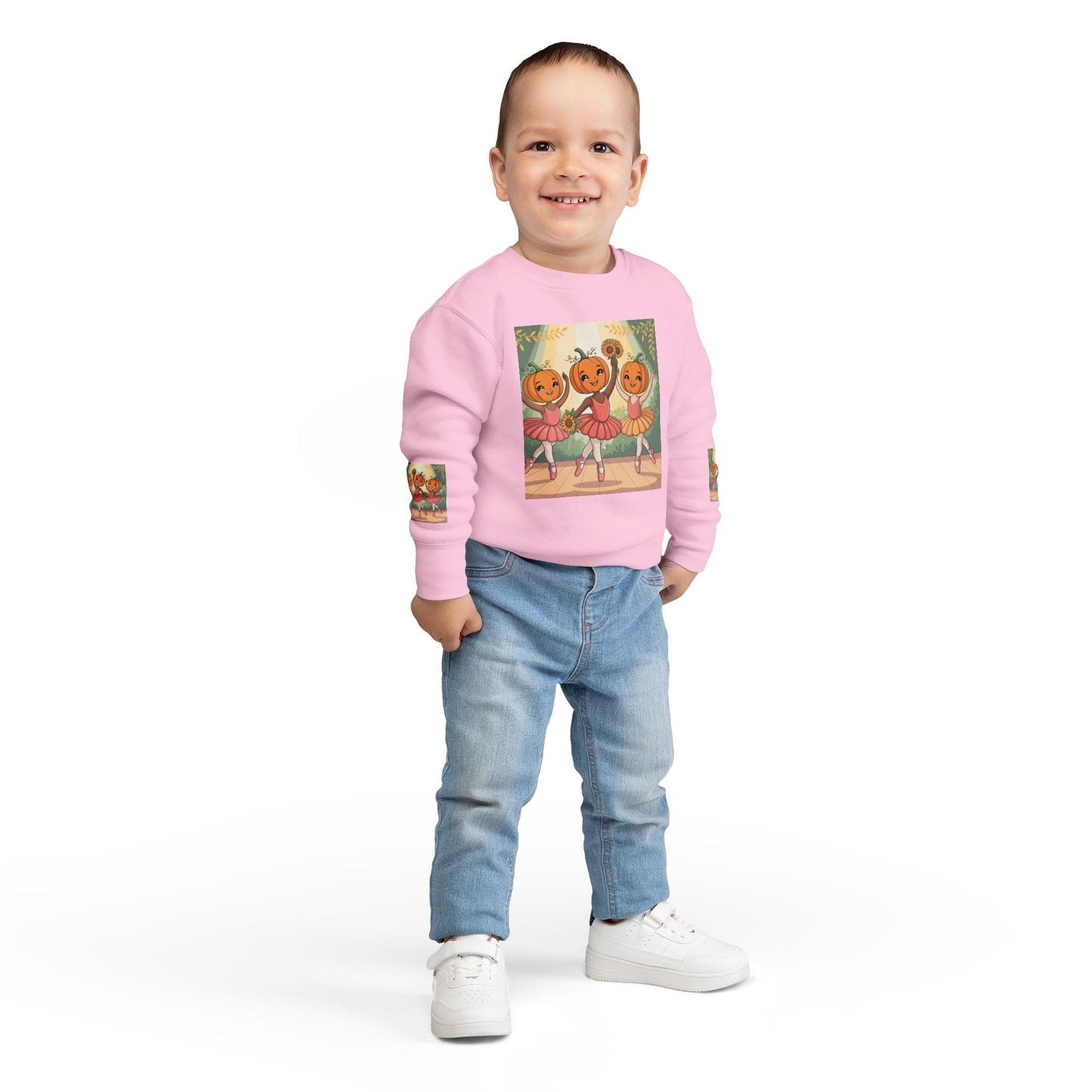 Pumpkin Ballet Toddler Sweatshirt