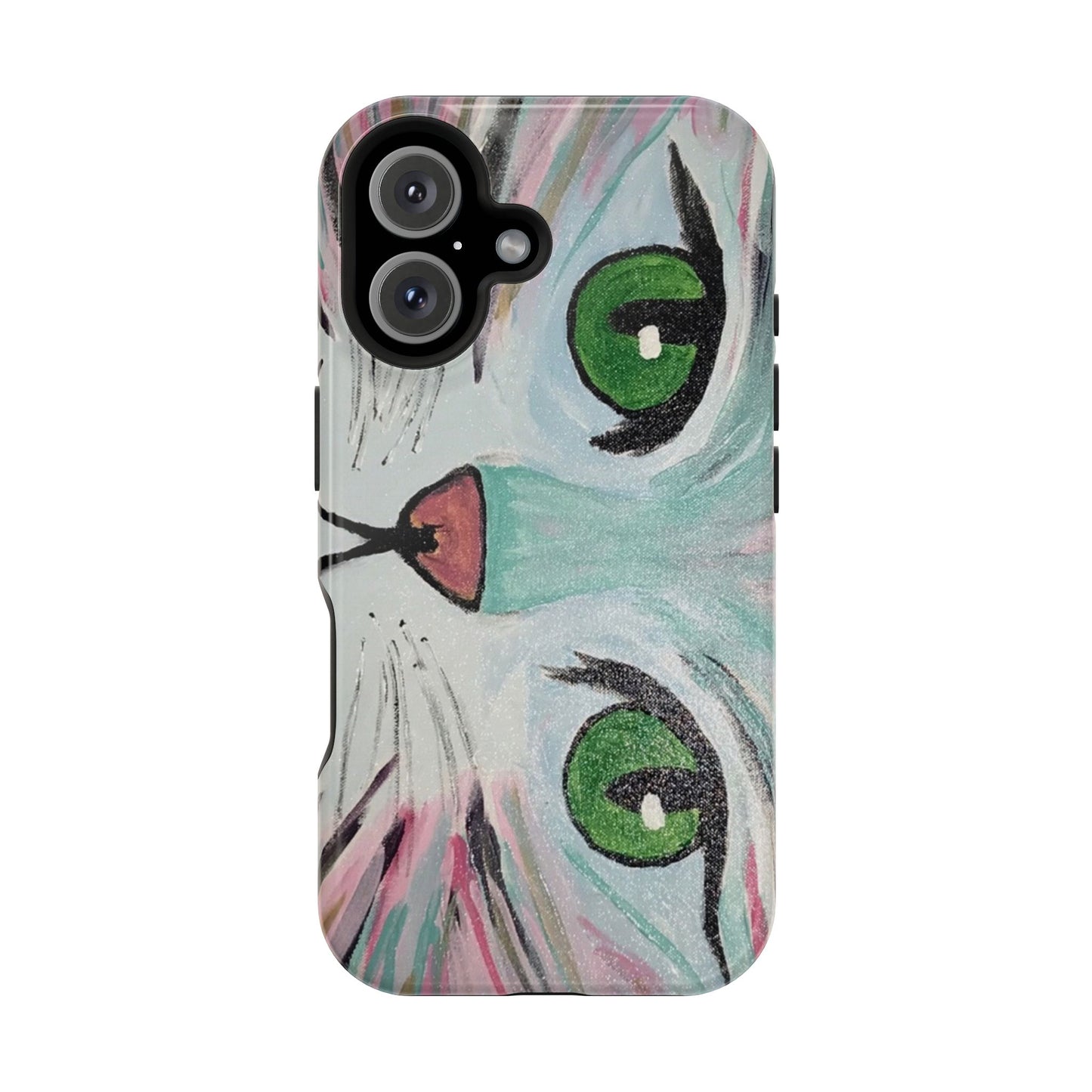 Magnetic Case-Green Eyed Cat