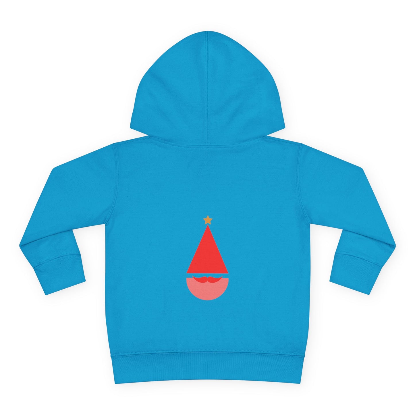 Toddler Hoodie ~ Pink Christmas Tree & Jolly Santa