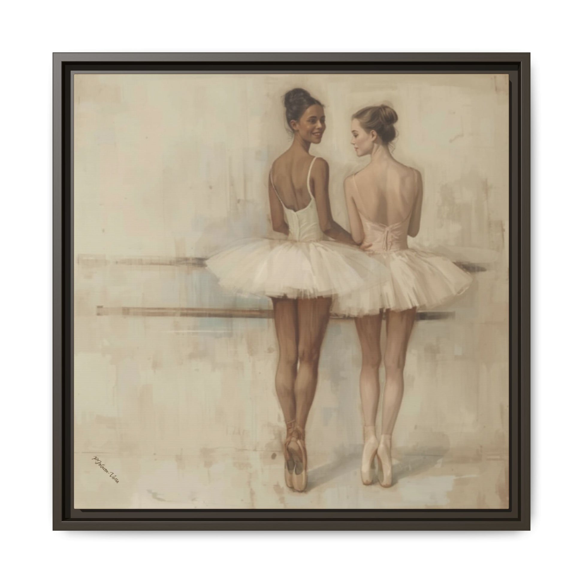 Framed Canvas Print~In the Same Light