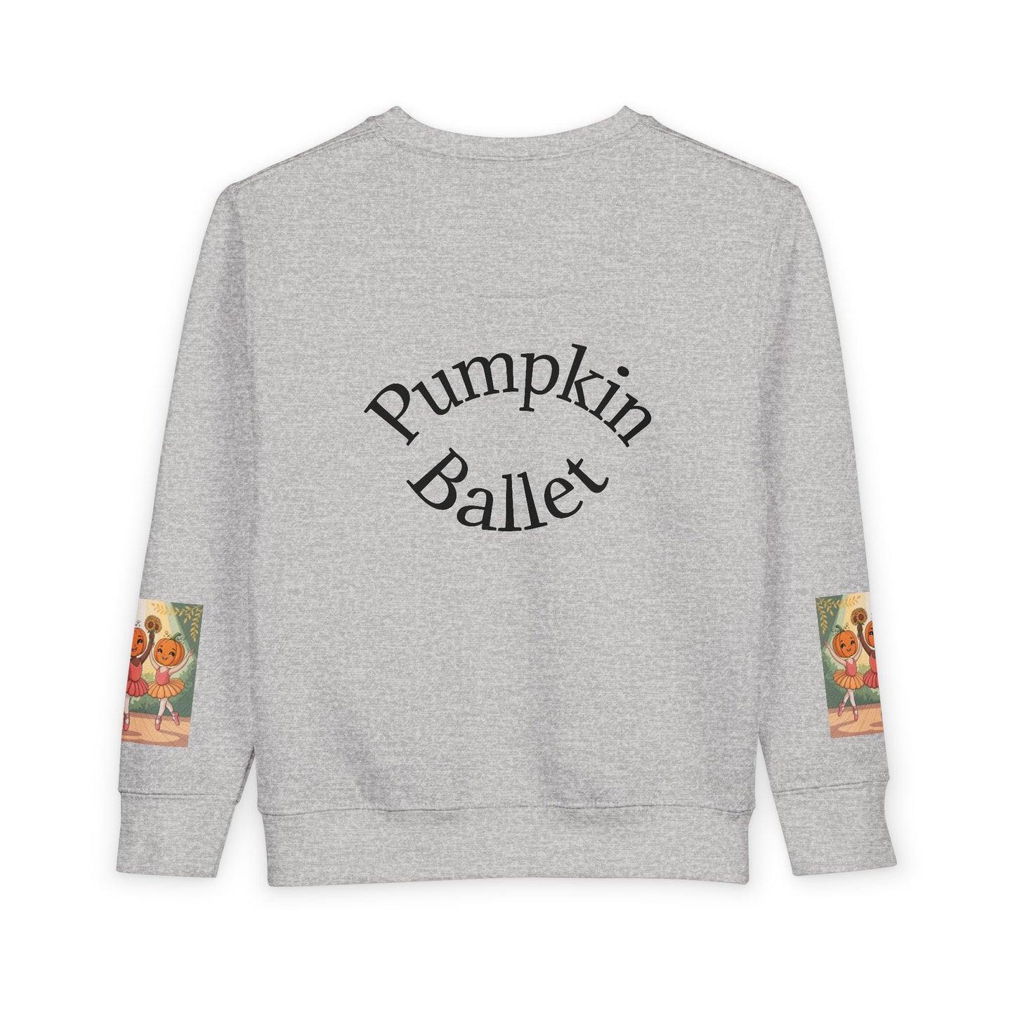 Pumpkin Ballet Toddler Sweatshirt