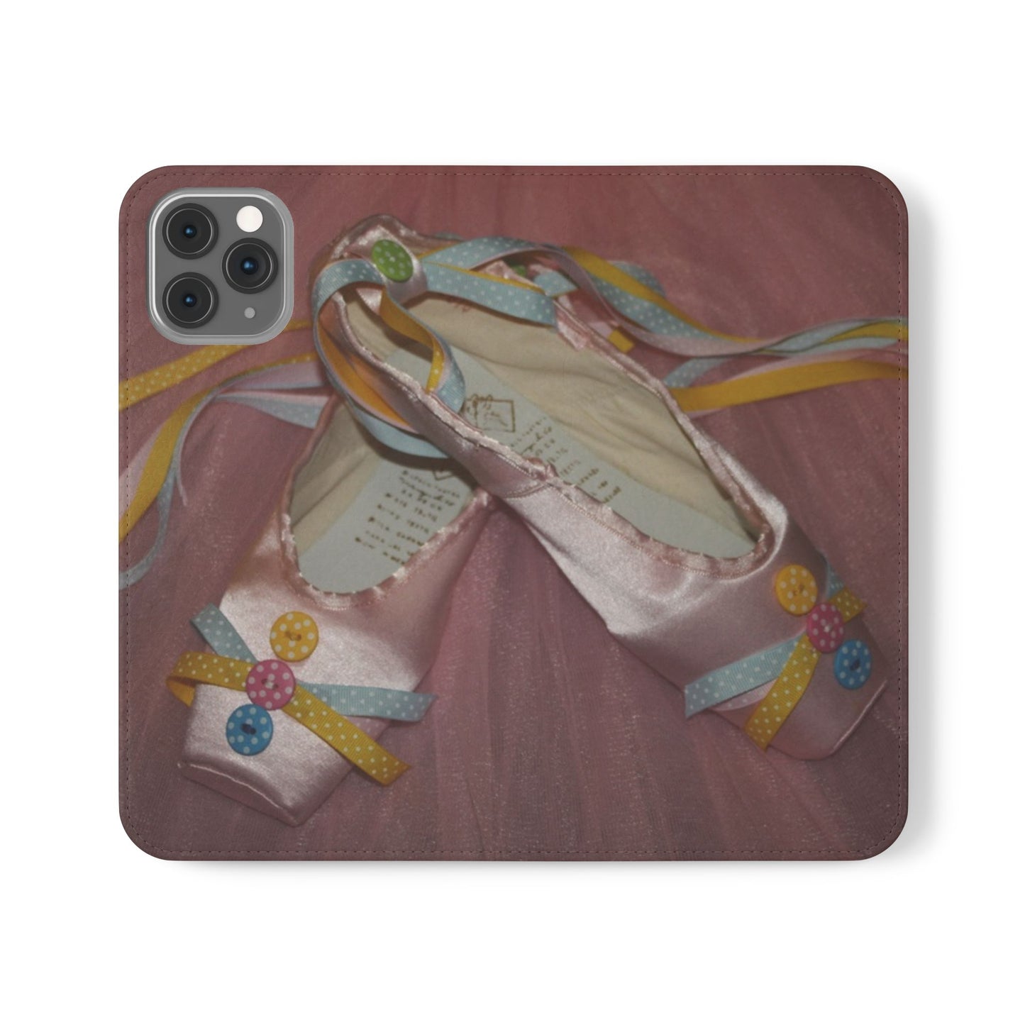 Buttons & Bows Design Flip Case